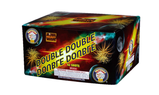 Double Double 500g Cake Fireworks Rocketfireworks