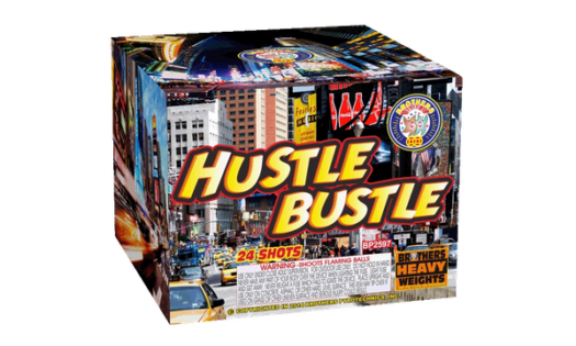 Hustle Bustle 500g Cake Firework Rocketfireworks