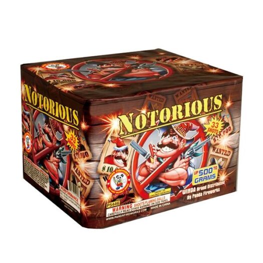 Notorious 500g Cake Fireworks Rocketfireworks