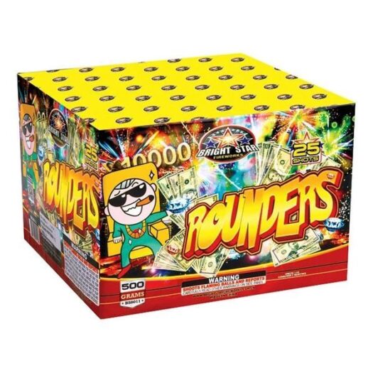 Rounders 500g Cake Firework Rocketfireworks