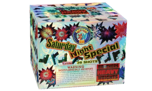 Saturday Night Special 500g Cake Firework Rocketfireworks