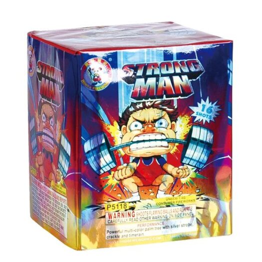 Strong Man 200g Cake Firework Rocketfireworks