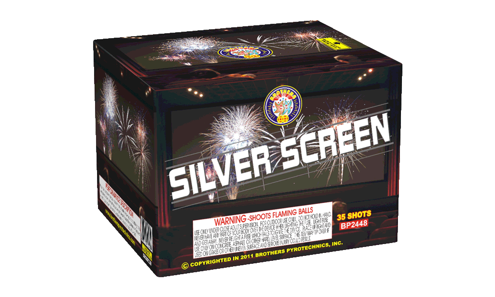 Silver Screen 200g Cake Firework Rocketfireworks