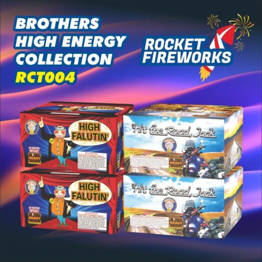 Brothers High Energy 500g Cake Firework Rocketfireworks