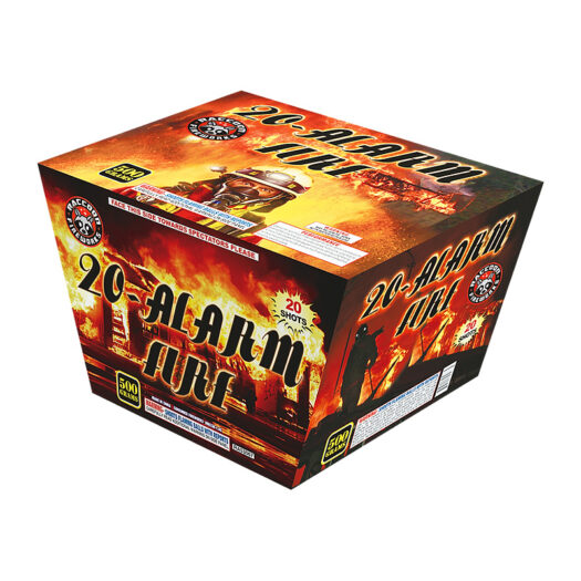 20 Alarm Fire 500g Cake Firework Rocketfireworks