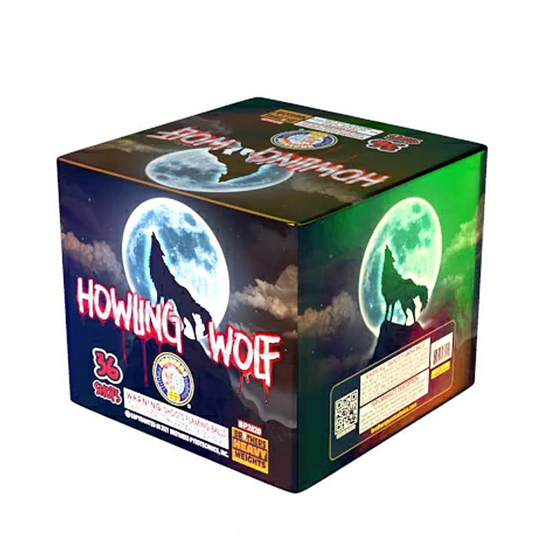 Howling Wolf 500g Cake Firework Rocketfireworks