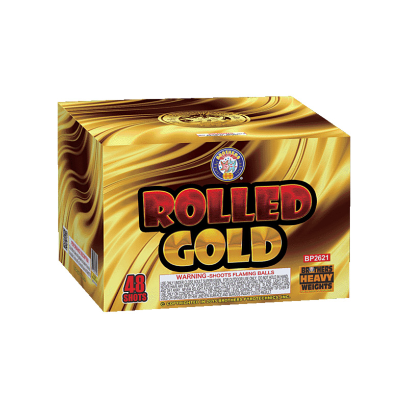 Rolled Gold 500g Cake Firework Case Price Rocketfireworks