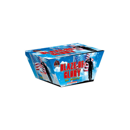 Blaze of Glory 500g Cake Firework Rocketfireworks