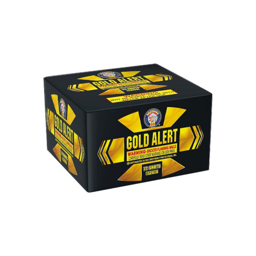 Gold Alert 200g Cake Firework Rocketfireworks