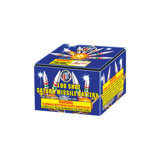 100 Shot Saturn Missile Rocketfireworks