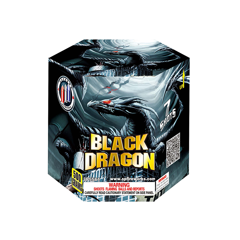 Black Dragon 500 Gram Cake RocketFireworks