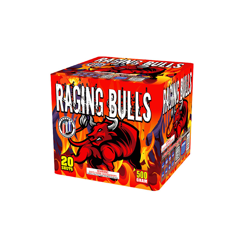 Raging Bulls 500 Gram Cake Rocketfireworks
