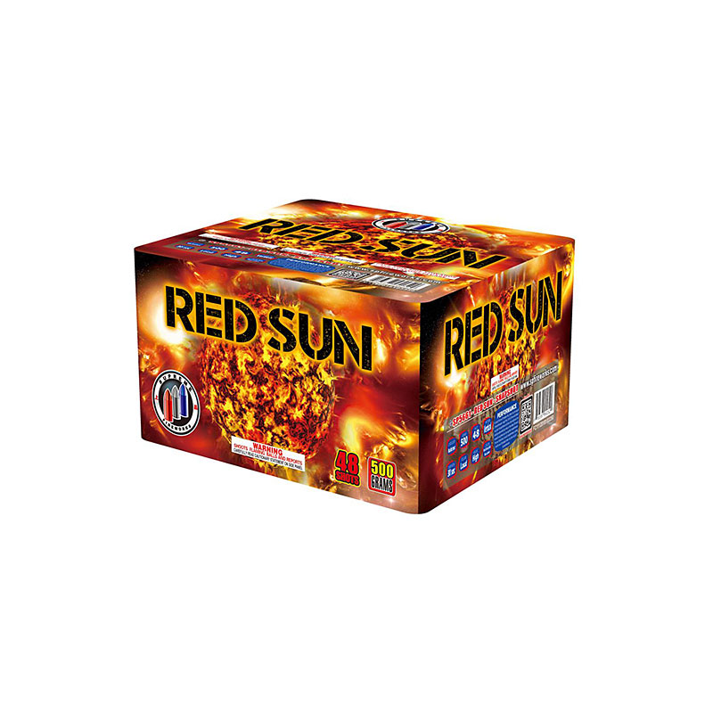 Red Sun Firework Rocketfireworks