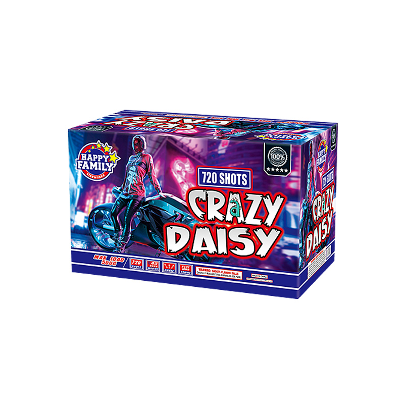 Crazy Daisy 500g Cake Firework Rocketfireworks