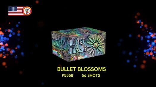 Bullet Blossoms 500 gram fireworks Rocketfireworks