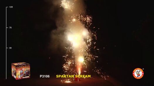 Spartan Scream Fountain Fireworks Rocketfireworks