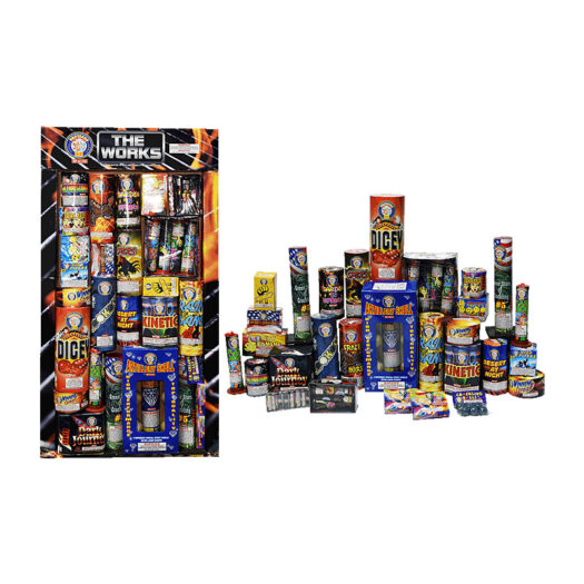 The Works BP-A105 Assortment Fireworks Rocketfireworks