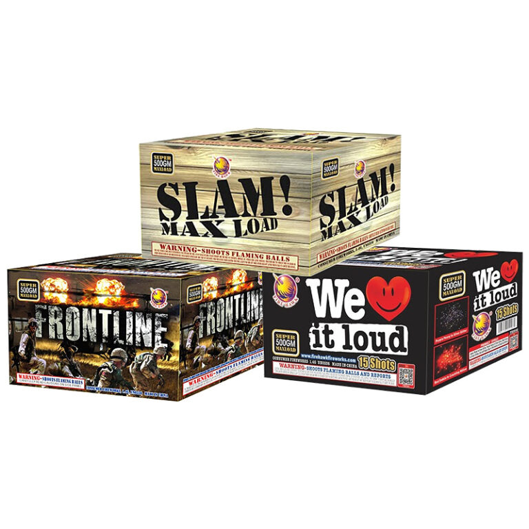 15 Shot Mine & Shells Assortment Fireworks - Rocket Fireworks