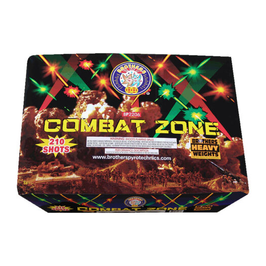 BP2206 Combat Zone 500 gram cake Rocketfireworks