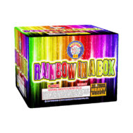 BP2643 Raninbow In A Box 500 gram cake Rocketfireworks