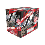 2023 New Item RA530213-Proud and True The Red White and Blue 23 Shots Rocketfireworks