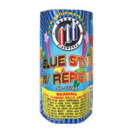 BLUE STARS WITH REPORTS 7 SHOTS SP-0128A by Supreme Fireworks Factory Rocketfireworks