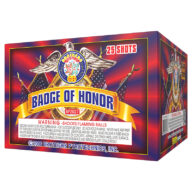 BP2027 Badge of Honor 25 shots Fireworks Rocketfireworks