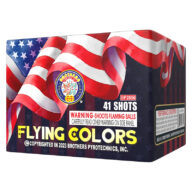 BP2856 Flying Colors 41 shots by Brothers Pyrotechnics Fireworks Rocketfireworks