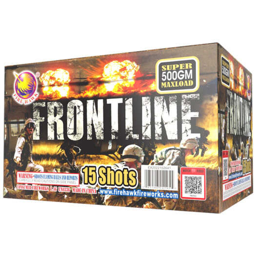 Frontline 15 Shots 500g Fireworks Case Price - Rocket Fireworks