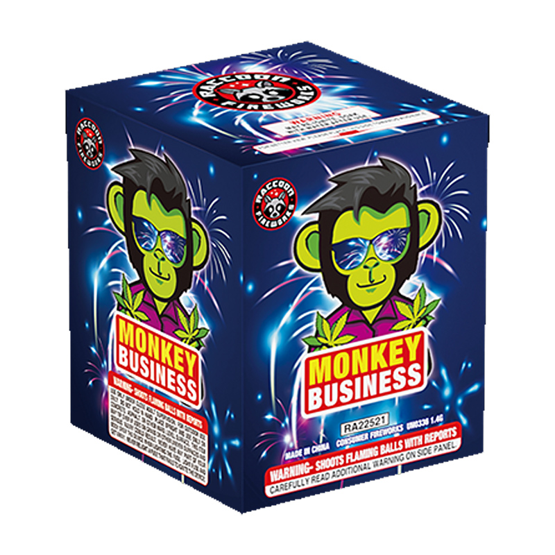 Monkey Business RA22521 Raccoon Fireworks 2021 New Product 24 Shots