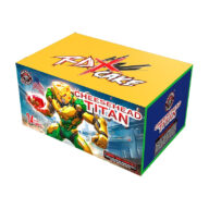 RA530292 Cheesehead Titan RACCOON FIREWORKS 1.4G 2026 New RDX Cake 24 Shots Rocketfireworks