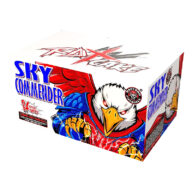 RA530294 Sky Commander RACCOON FIREWORKS 1.4G 2026 New RDX Cake 24 Shots Rocketfireworks