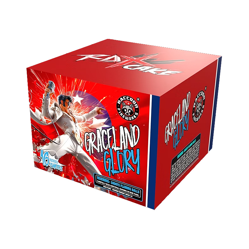 RA53676 Delta Beat Wave RACCOON FIREWORKS 2026 New RDX Cake 9 Shots Rocketfireworks