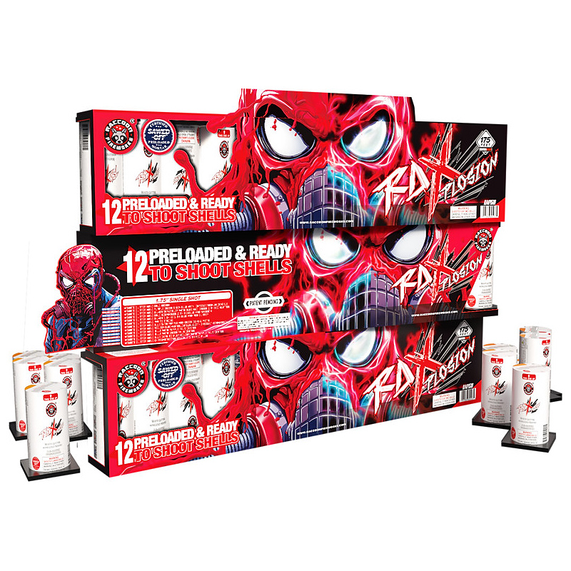 RA64501 Raccoon Firework RDXplosion-New Preload Rocketfireworks