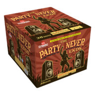 The Party Never Ends! 500 Gram Cake by Sunwing Fireworks NEW FOR 2021 Rocketfireworks