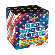 Red White & Blue 20 Shots Fireworks Rocketfireworks
